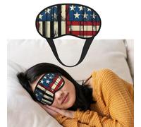 Comic Style Flag Sleep Mask for Women Men Blackout Eye Masks for Sleeping Blindfold Sleep Mask Side Sleeper Eye Cover for Meditation Light Blocking Travel Essentials