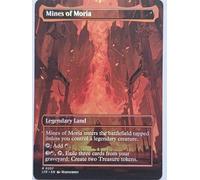 Comic Style Mines of Moria #01 Foil - Alternative Custom Art Legendary Land MTG