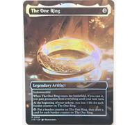 Comic Style The One Ring 01 Foil - Alternative Custom Art Artifact MTG