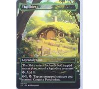 Comic Style The Shire #01 Foil - Alternative Custom Art Legendary Land MTG