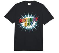 Comic Superhero Birthday BOY Cool Surprise 3rd 4th Party Comfort Colors Adult Heavyweight T-Shirt