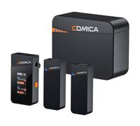 Comica 2.4G Mini Wireless Microphone - 2 transmitters + charging case | ✅ 5 years warranty