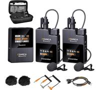 comica BoomX-D Compact 2.4 GHz Dual Wireless Microphone System for Android Smartphones