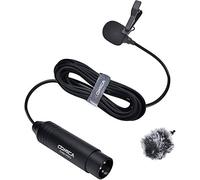 COMICA CVM-V02O Omnidirectional XLR Lavalier Microphone (1Pack/14.7ft)