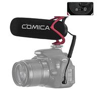 COMICA CVM-V30 LITE Super-Cardioid Condenser Lite Shotgun Microphone For DSLR Camera/Smartphone Low Self-noise (V30 LITE (RED))