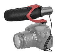COMICA CVM-V30 PRO Shotgun Video Microphone Super-Cardioid Directional Condenser for Video Shooting, Meeting and Interview Universal for Camera and Camcorder (CVM-V30 PRO R(RED))