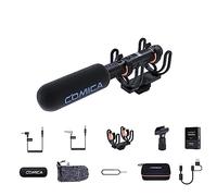 COMICA CVM-VM30 Shotgun Microphone, with Wireless Modes, Digital/Analog Output, 75/150Hz low-cut filter modes, Universal Video Microphone for Filmmakers, Vloggers - Camera, Smartphone, and PC