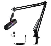 COMICA EJoy D10(A) Gaming Dynamic USB-C/XLR Microphone with Boom Arm