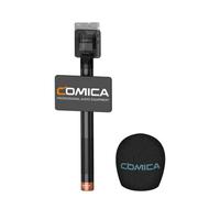 COMICA HR-WM Handheld Adapter for Rode Wireless GO/BoomX-D/D Pro/BoomX-U Wireless Microphone, Handheld Microphone for Messages, TV Interview and Video Recording etc. (with Wind Protection)