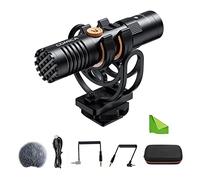 COMICA VM10 PRO Camera Microphone Mini Digital Shotgun Microphone for Smartphones/Cameras/Computers/Tablet PC,Mic Ideal for Mic for Vlogging Live Streaming Video Recording Interviews