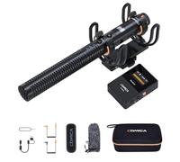 COMICA VM30 Wireless Shotgun Microphone for Camera - Super Cardioid 3.5mm/USB-C Analog/Digital Output Video Mic for DSLR, Camcorder, PC, and Android Smartphones - Ideal for Youtube, Podcast, Interview