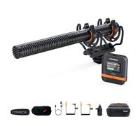 COMICA VM40 32bit Shotgun-Microphone with 32G onboard recording, Camera-Microphone with 48kHz/32-bit Float Recording, Wireless-Mic Compatible with camera/camcorder/Smartphone (1RX + 1TX)
