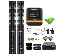 Comica VM40 Combo Wireless Shotgun Microphone, 2.4G Super-Cardioid Polar Pattern, 48kHz/32-bit Floating Recording, Wired/Wireless Dual Modes, 32G Built-in Recording Mic (VM 30 Upgraded Version)