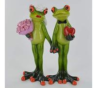 Comical Frogs - The Big Day Novelty Gift Joke Present Home Decor Sculpture H15.5cm