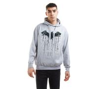 DC Comics Men's Batman Paint Hoodie, Grey (Grey Spo), L UK