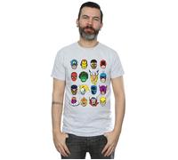 Comics Faces T-Shirt Marvel Grey S