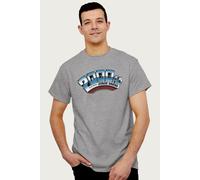 Comics Featuring Judge Dredd Metallic Text 2000 AD T-Shirt 2000 AD Mid Grey XL