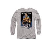 Comics Sentry Void Grin Long Sleeve T-Shirt, Athletic Heather Marvel Light Grey L