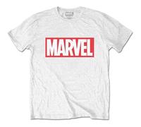 Classic Box Logo T Shirt Marvel White S