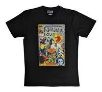 Fantastic Four T Shirt Marvel Black L