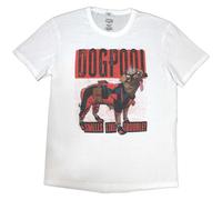 Deadpool Dogpool Smells Like Trouble T Shirt Marvel White XL