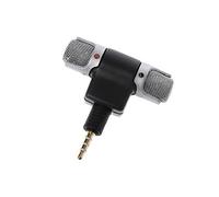 Comidox 1PCS Mini 3.5mm Jack Microphone Stereo Condenser Microphone For Mobile Phone Voice Recording Internet Chatting