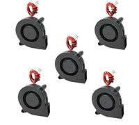 Comidox 5Pcs Black 5015S 5V 0.1-0.3A 50x15mm Brushless DC Cooling Blower Fan for Desktop, Laptop, Compact Electronic Equipment