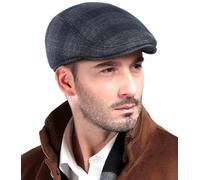 Comilaka Mens Flat Cap Newsboy Cap Gatsby Winter Beret Adjustable Classic Hat Hunting Cap Ivy Irish Hats