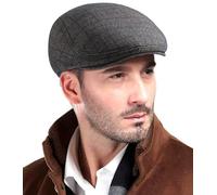 Comilaka Mens Flat Cap Newsboy Cap Gatsby Winter Beret Adjustable Classic Hat Hunting Cap Ivy Irish Hats
