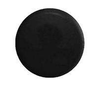 Comily Plus+ Universal Spare Tire Cover,Soft PVC Vehicle Wheel Protectors with Waterproof,Off-Road Accessories Fit for Travel Trailer RV SUV Truck Jeep-Plain Black(16Inch for Diameter 30"-31.2")