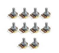Comimark 10Pcs WH148 Type B1K Ohm Linear Taper Rotary Potentiometer Panel Pot 3 Pin