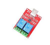 Comimark 1Pcs USB Control 2-Way 5V 2 Channel Relay Module Computer Control PC Intelligent