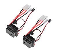 Comimark 2Pcs 320A 6-12V Brushed ESC Speed Controller W/2A BEC for RC Boat U6L5 G2I7