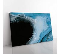 Coming Back In Abstract Modern Art Canvas Wall Art Print Ready to Hang, Framed Picture for Living Room Bedroom Home Office Décor, 76x50 cm (30x20 Inch)