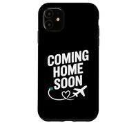 Coming Home Soon Airplane Long Distance Love Case for iPhone 11