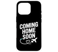 Coming Home Soon Airplane Long Distance Love Case for iPhone 16 Pro