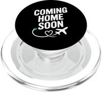 Coming Home Soon Airplane Long Distance Love PopSockets PopGrip for MagSafe