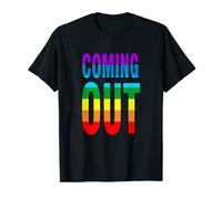 coming out of closet LGBT rainbow flag Coming out T shirt T-Shirt