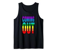 Coming Out of Closet LGBT Rainbow Flag Coming Out T Shirt Tank Top