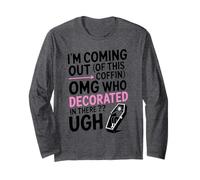 Coming Out of Coffin LGBTQ Funny Halloween Costume Long Sleeve T-Shirt