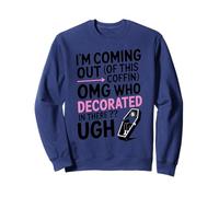 Coming Out of Coffin LGBTQ Funny Halloween Costume Sweatshirt