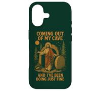 Coming Out Of My Cave And I've Been Doing Just Fine Jesus Case for iPhone 17