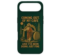 Coming Out Of My Cave And I've Been Doing Just Fine Jesus Case for iPhone Air