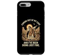 Coming Out of My Cave Dabbing Jesus Christian Religion Humor Case for iPhone 7 Plus/8 Plus