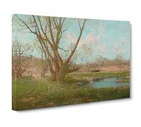 Coming Rain By Julian Onderdonk Canvas Print | Gallery Wrapped 30mm Frame Wall Art | 30x20 inches | Ready to Hang | Classic Landscape Picture | Living Room Bedroom Lounge Office