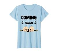Coming Soon Baby Announcement - Twins & Pregnancy - New Moms T-Shirt