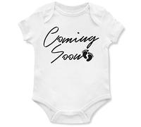 Coming Soon Baby Grow, Baby Announcement Ideas, Welcome to The World, Newborn Gift idea, 0-3 Months, White