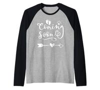 Coming Soon Funny Pregnancy Announcement Mother's Day Raglan Baseball Tee