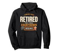 Coming Soon Funny Retired Final Countdown Party Pullover Hoodie