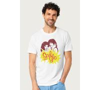 Coming To America Men's Soul Glo Advert Couple T-Shirt in White | Size: XL Coming To America White XL